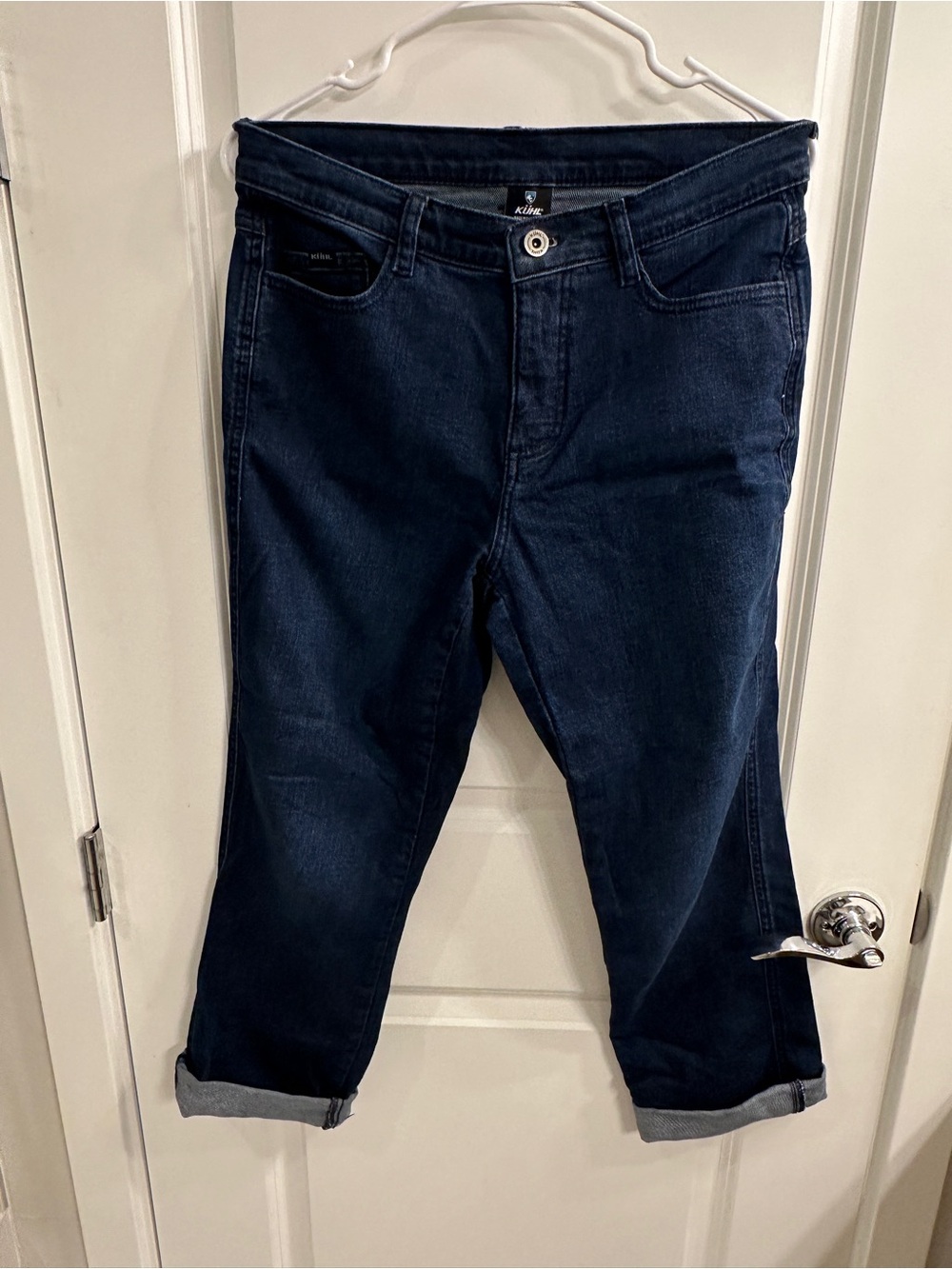 Kuhl Kontour Boyfriend Women’s Dark Blue Jeans - 6 regular